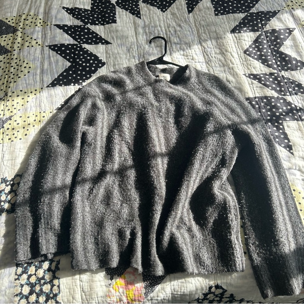 Aritzia Gray Harlow Wool Sweater